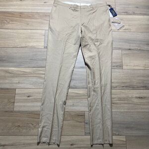 Polo Ralph Lauren Men Core Replen II Wool‎ Pants Size 40 Unhemmed Made In Italy
